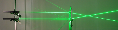 Parallel Lasers and Lens