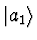 $\vert a_1\rangle$
