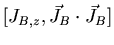 $[J_{B,z},{\vec J}_B\cdot{\vec J}_B]$