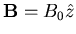 ${\bf B}=B_0{\hat z}$