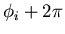 $\phi_i+2\pi$